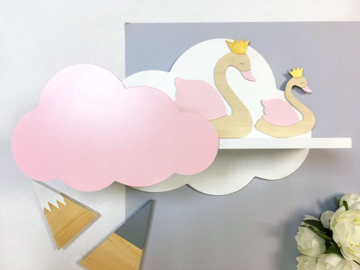 Настенная полка "облачко"