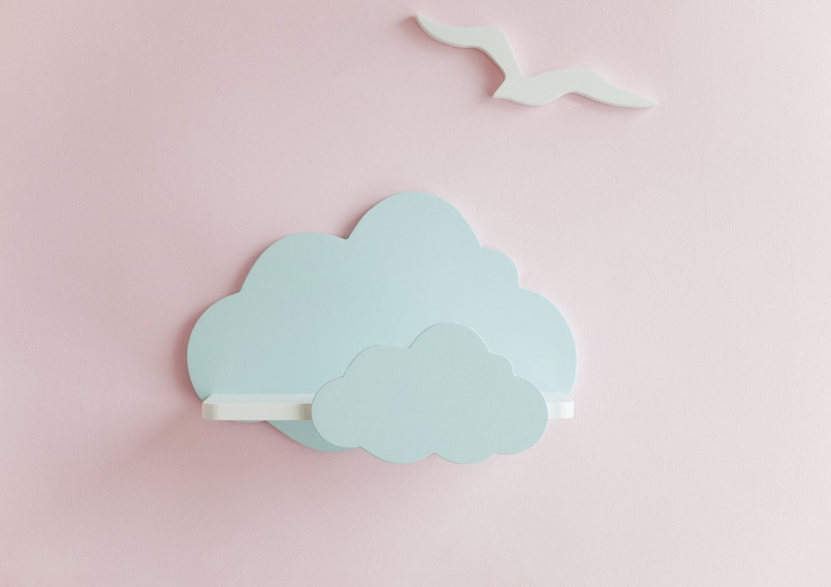 Полочки облака в интерьере