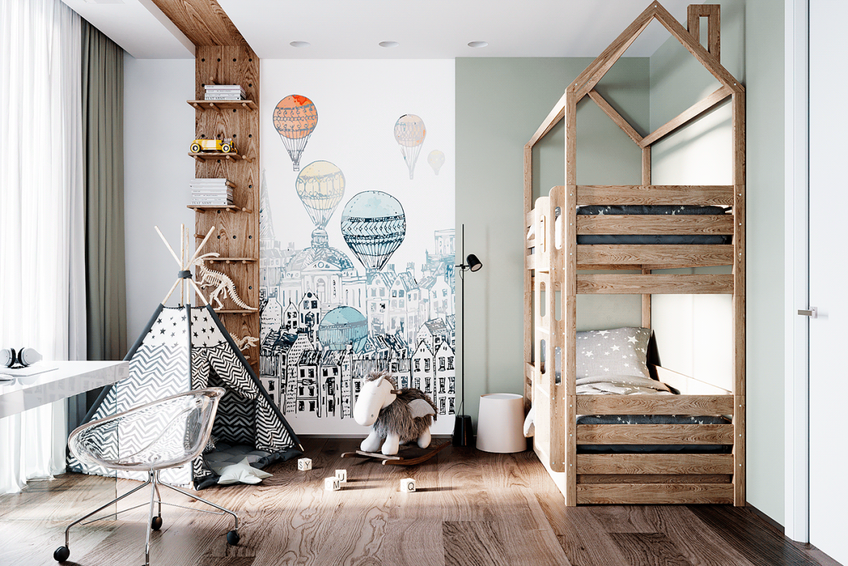 Модный интерьер детской комнаты 2022