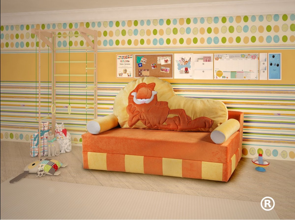 Подушки в интерьере детской комнаты