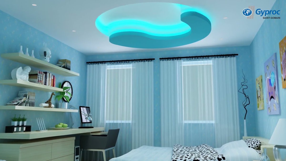 Гипсокартонные потолки детская