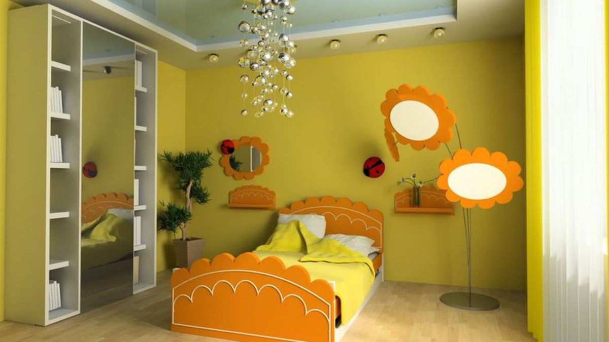 Лепнина в спальне