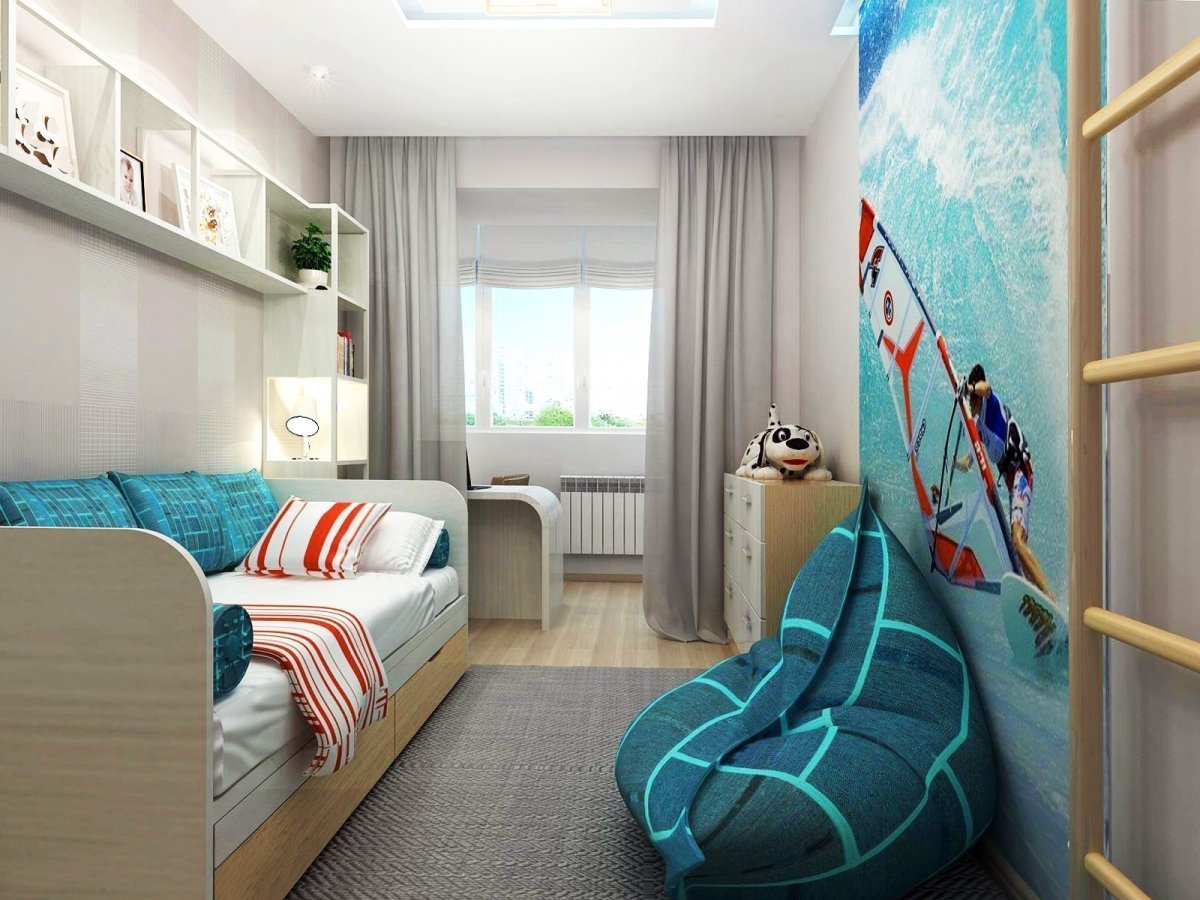 Комната для девочки подростка с балконом