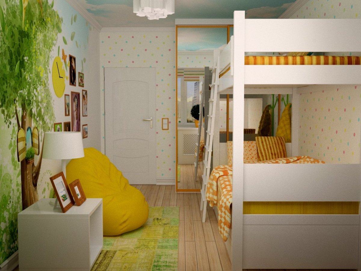 Интерьер детской спальни