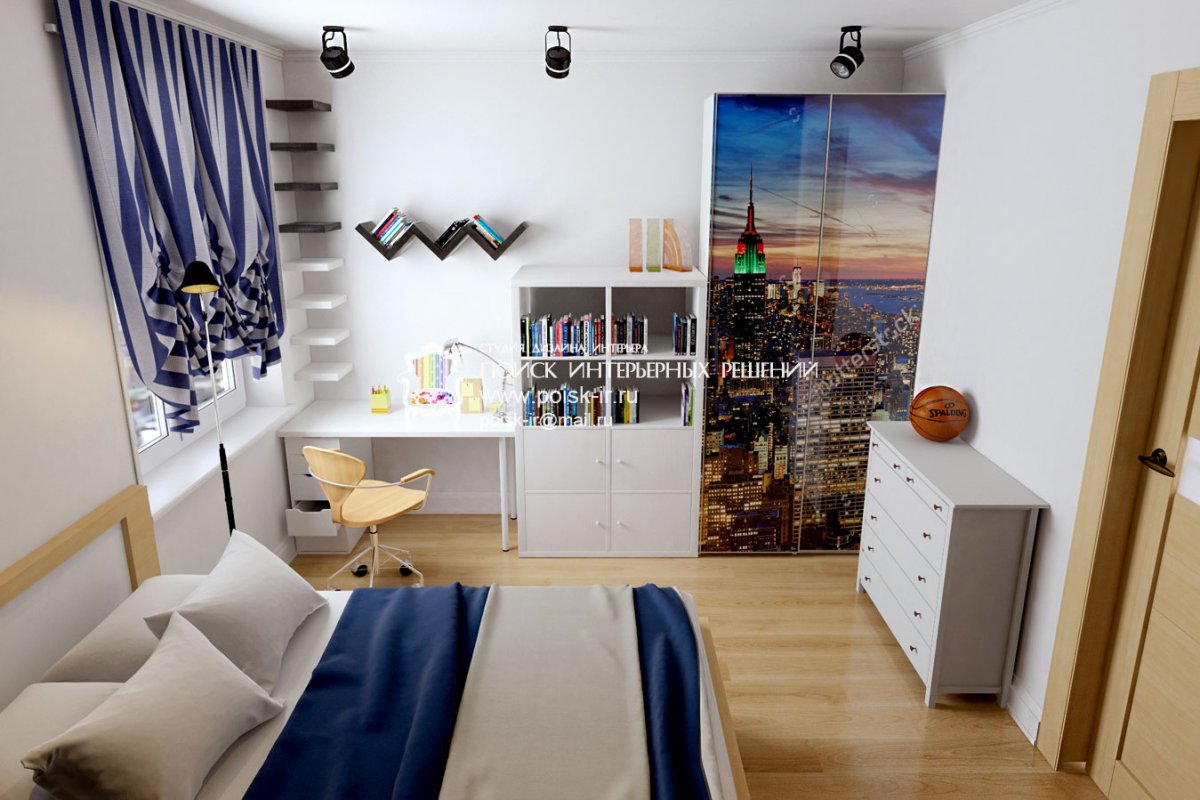 Макет комнаты подростка