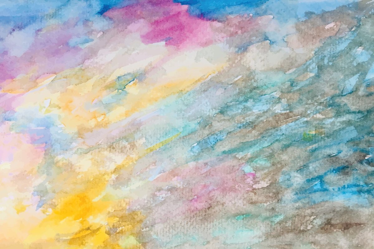 Цветочный акварельный фон