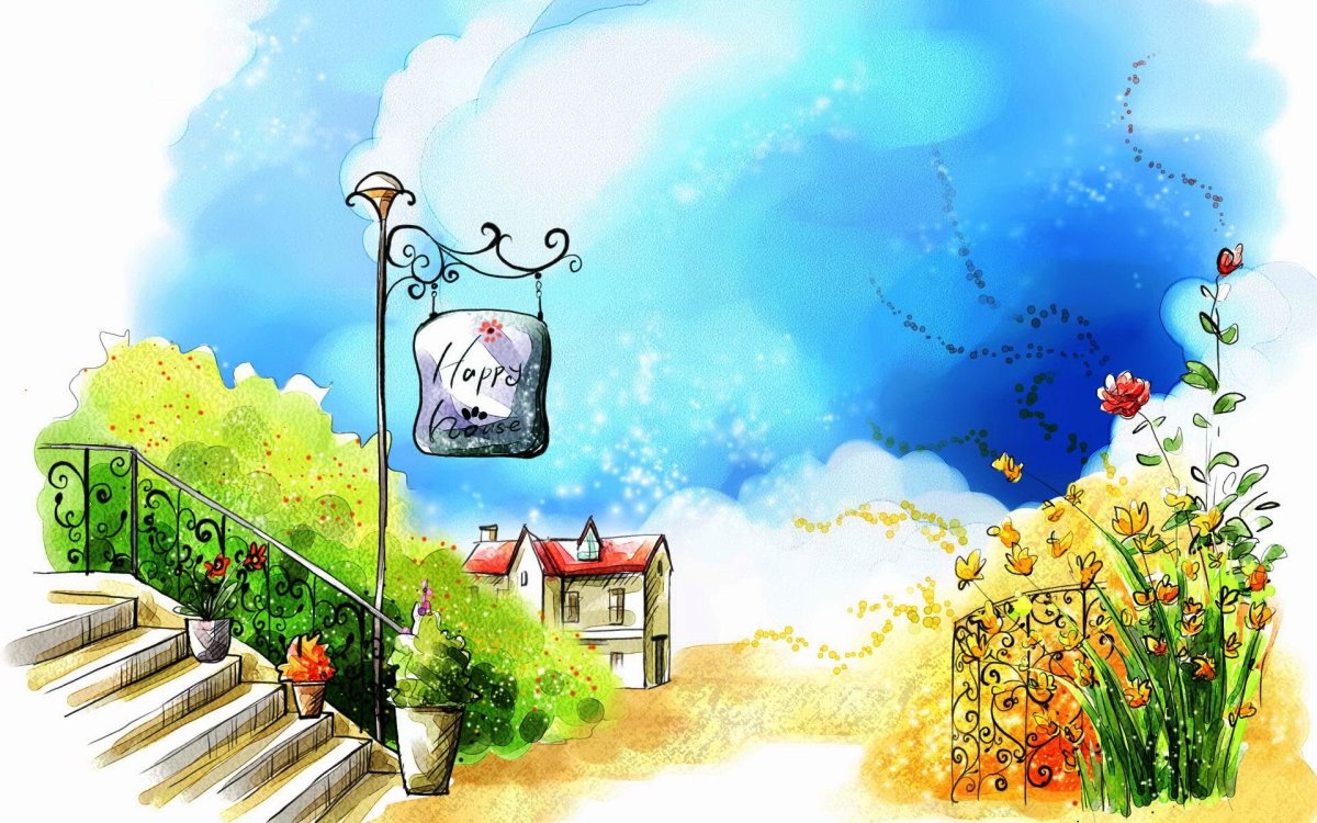 Акварельный фон