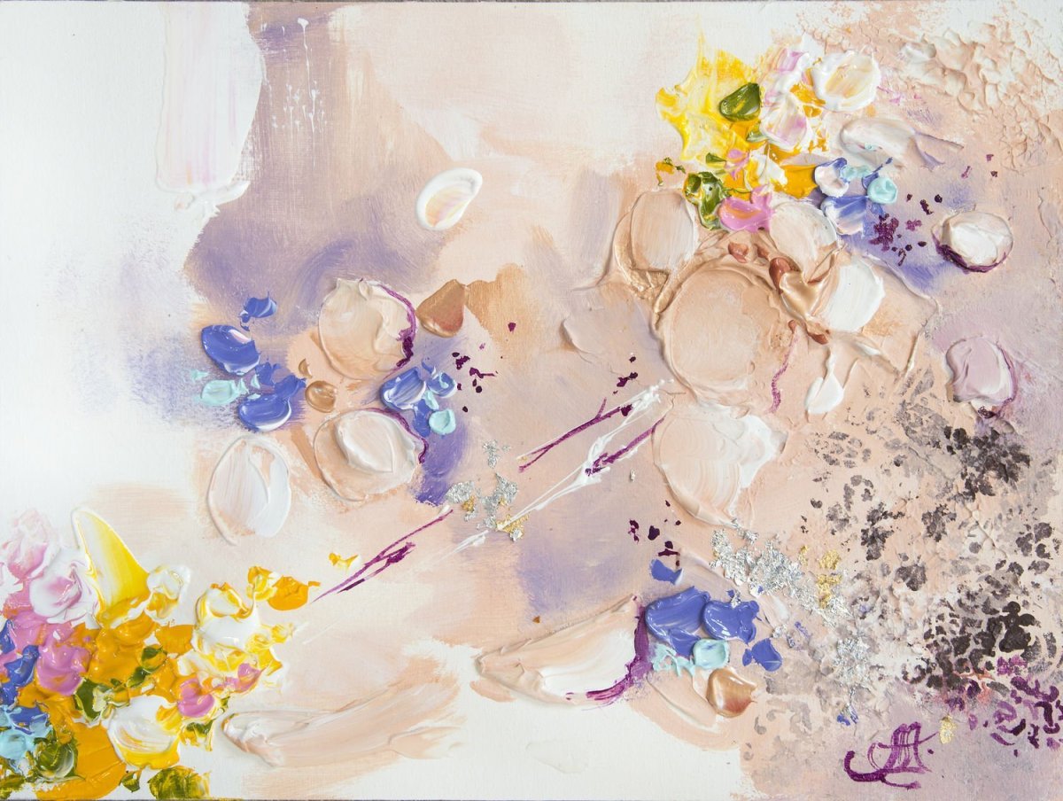 Холст акварель фон