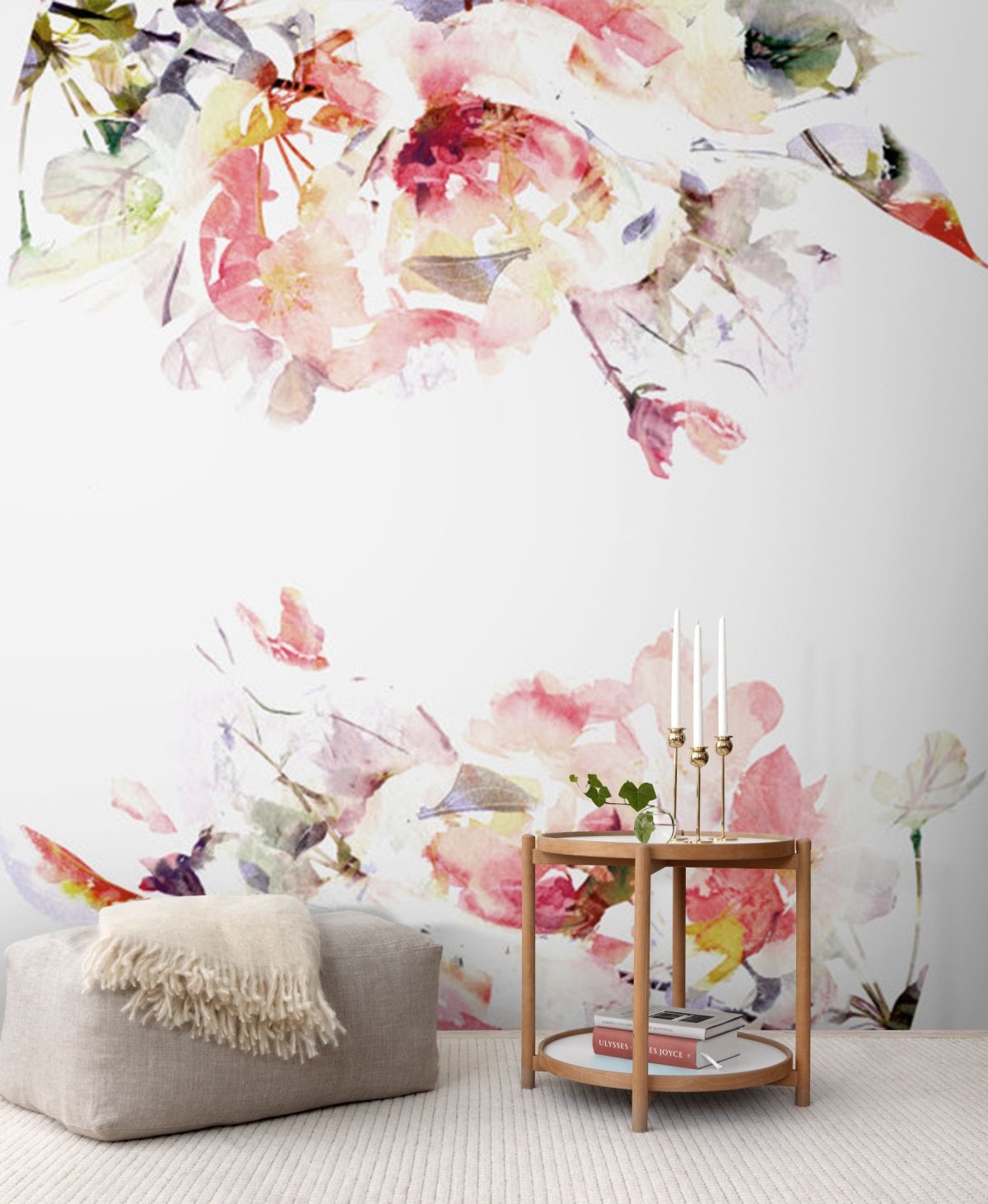 Акварельный фон для коллажа