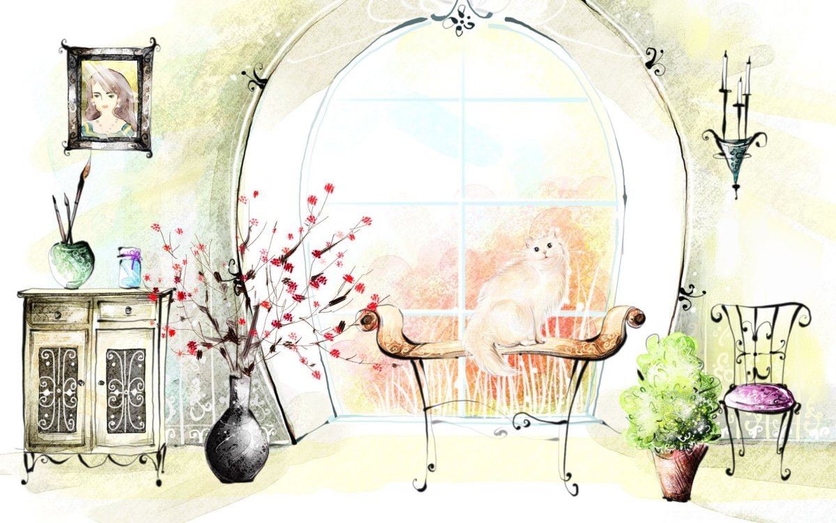 Акварельный фон