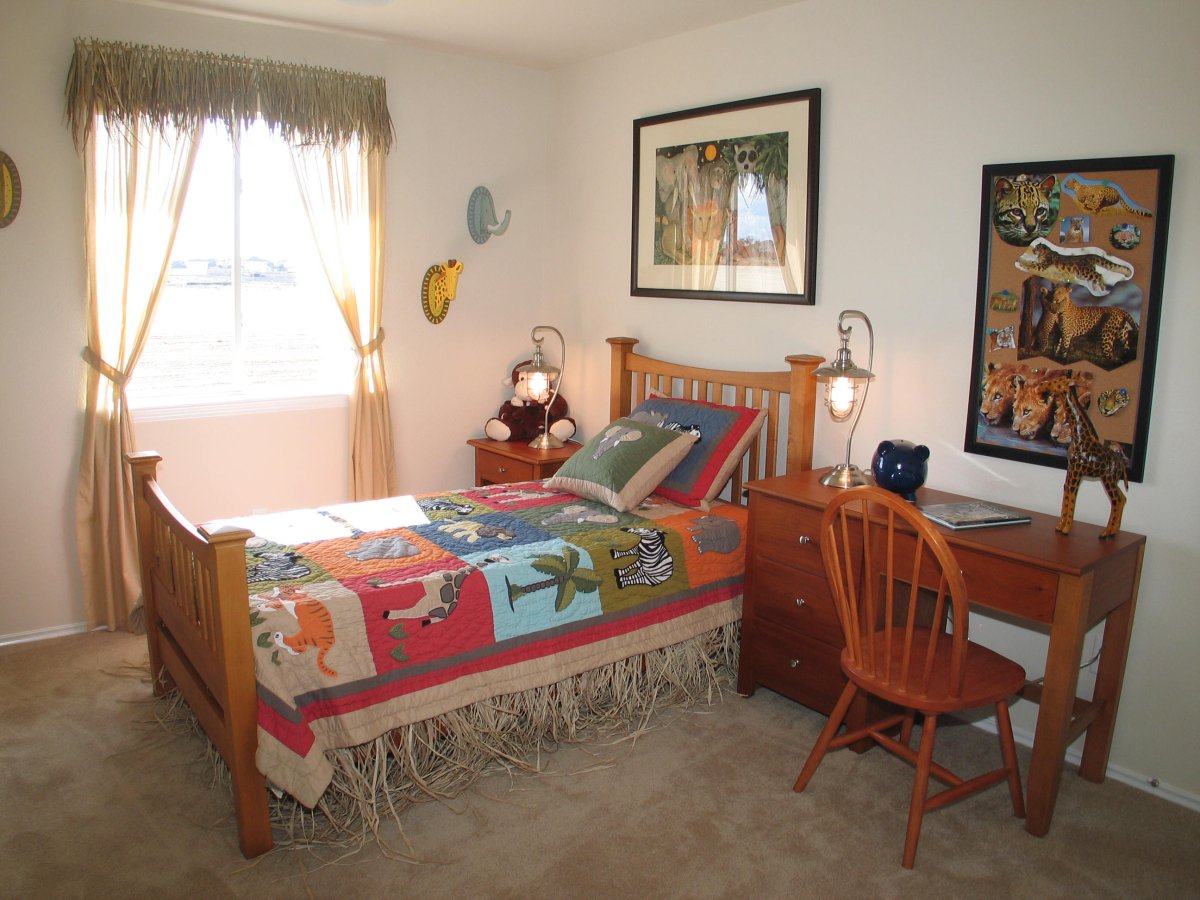 Стиль сафари в интерьере детской