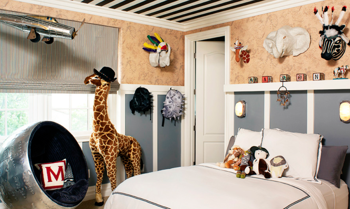 Африканский стиль в интерьере детской