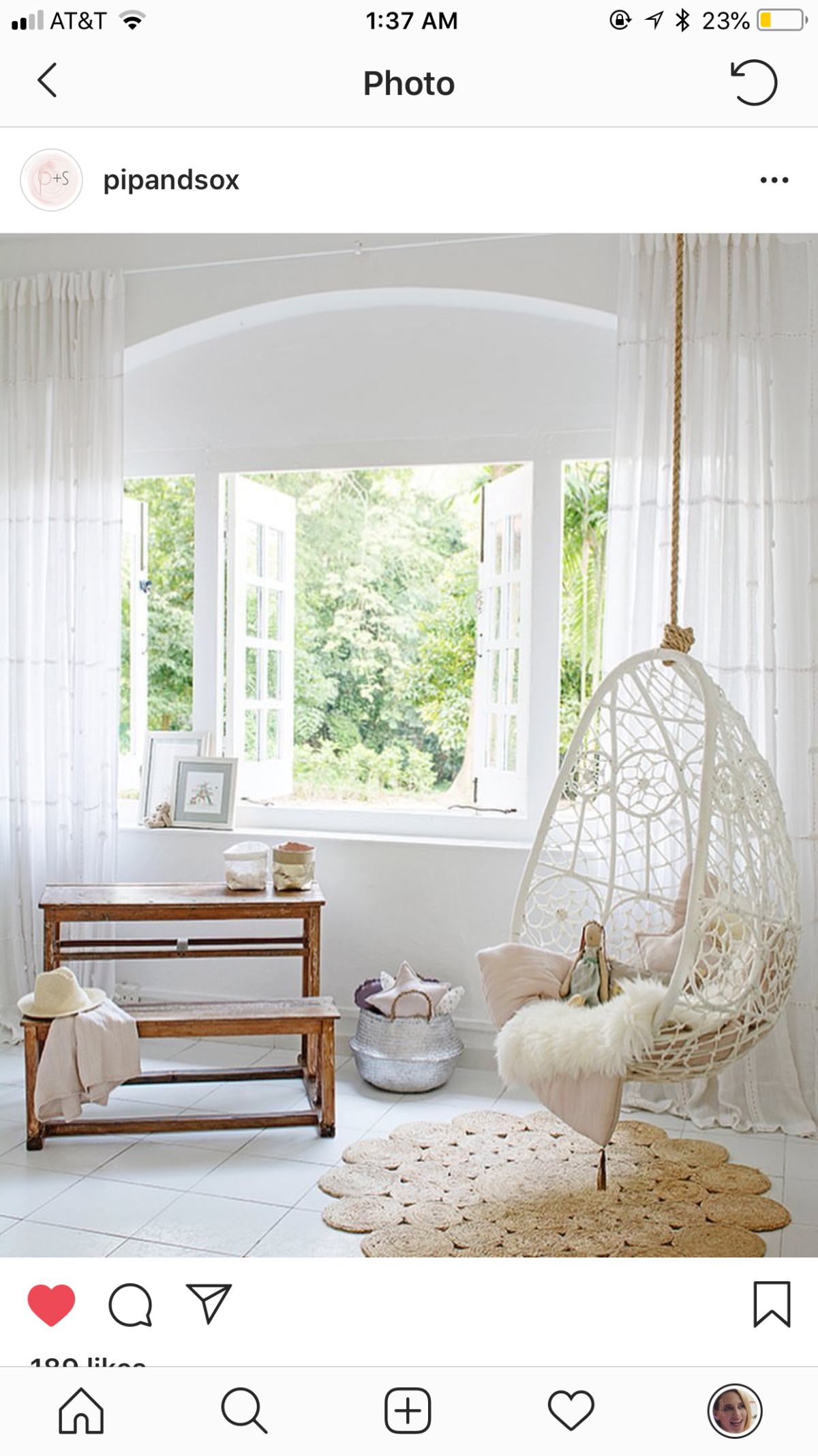 Качели в детскую комнату