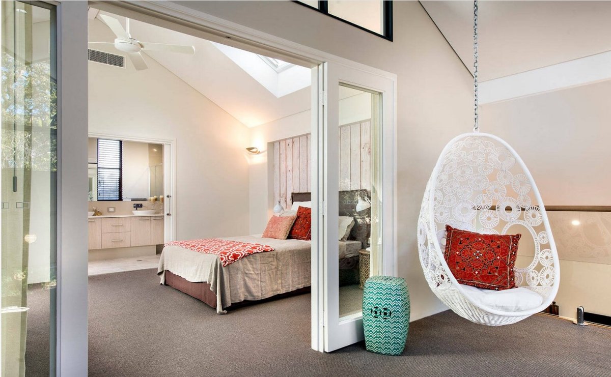 Необычные подвесные кровати