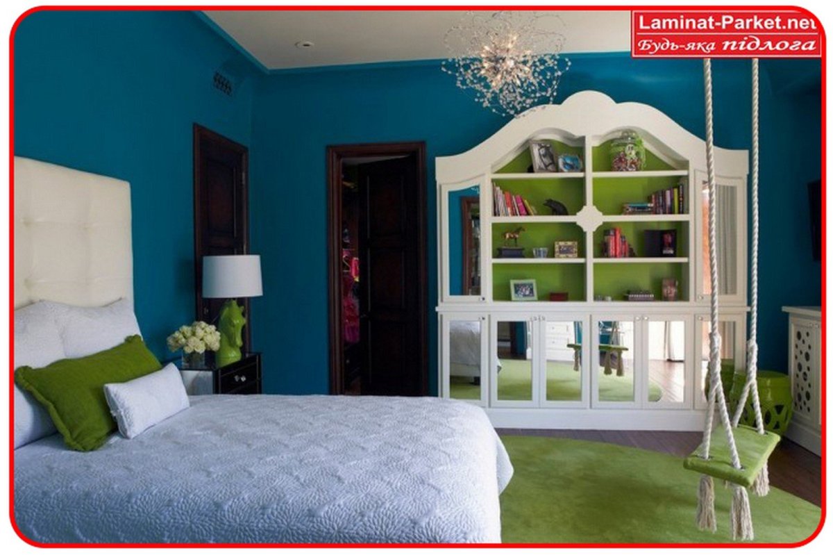 Качели в интерьере детской комнаты