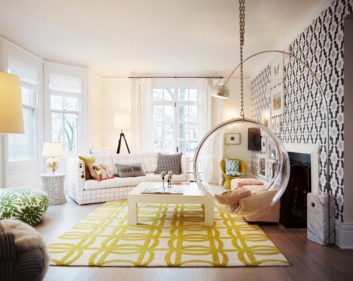 Качели в спальне