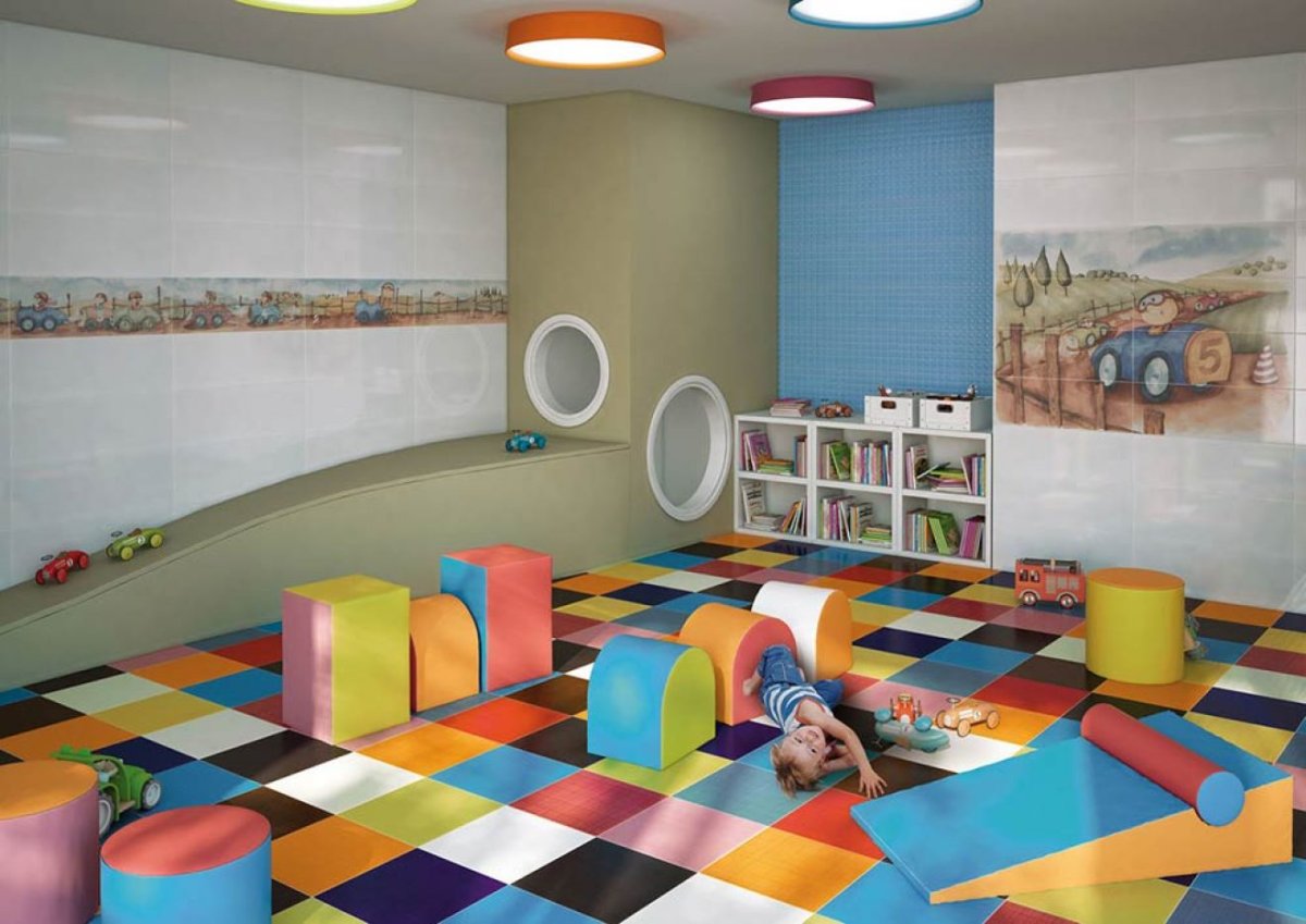 Напольное покрытие для детских игровых комнат