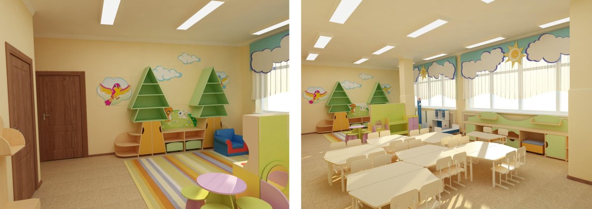 Перестановка в детской комнате