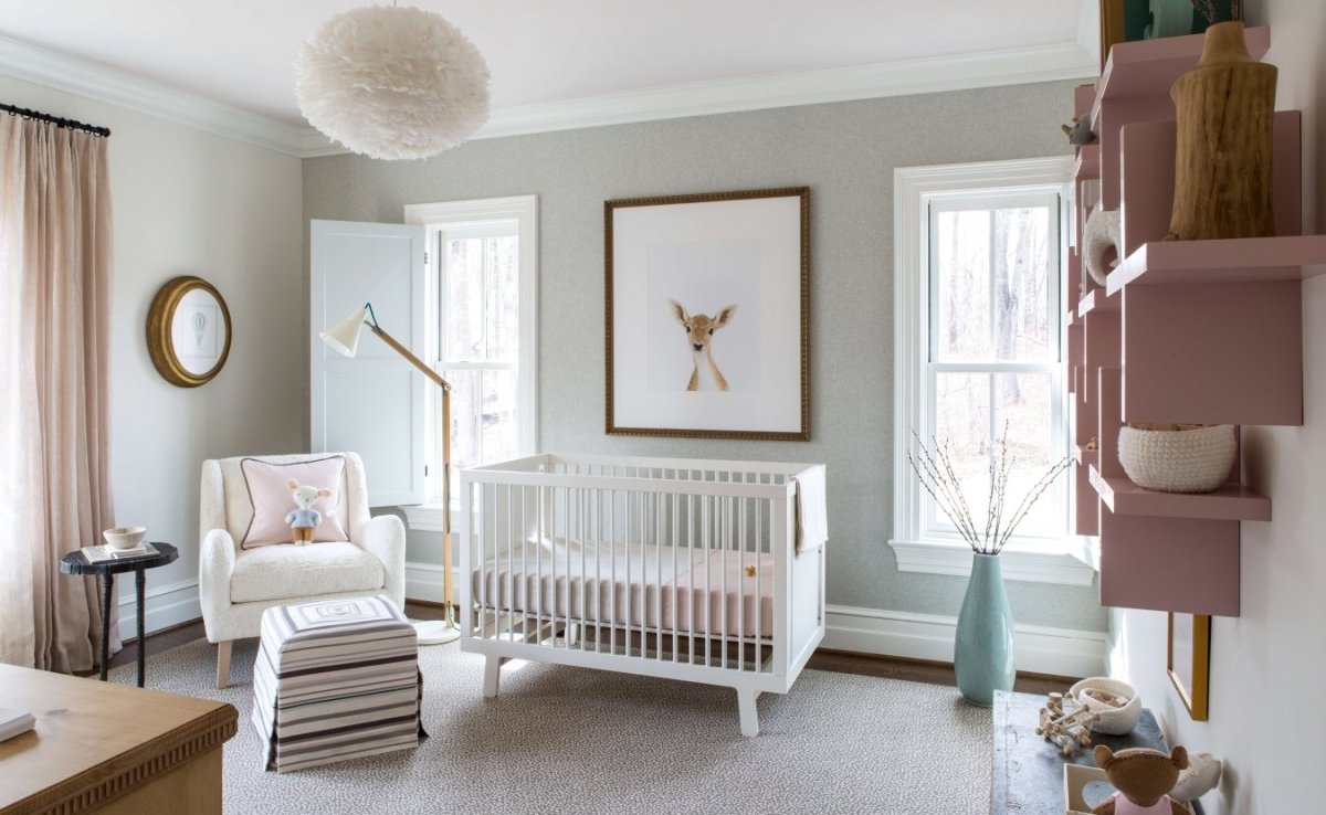 Интерьер комнаты для младенца