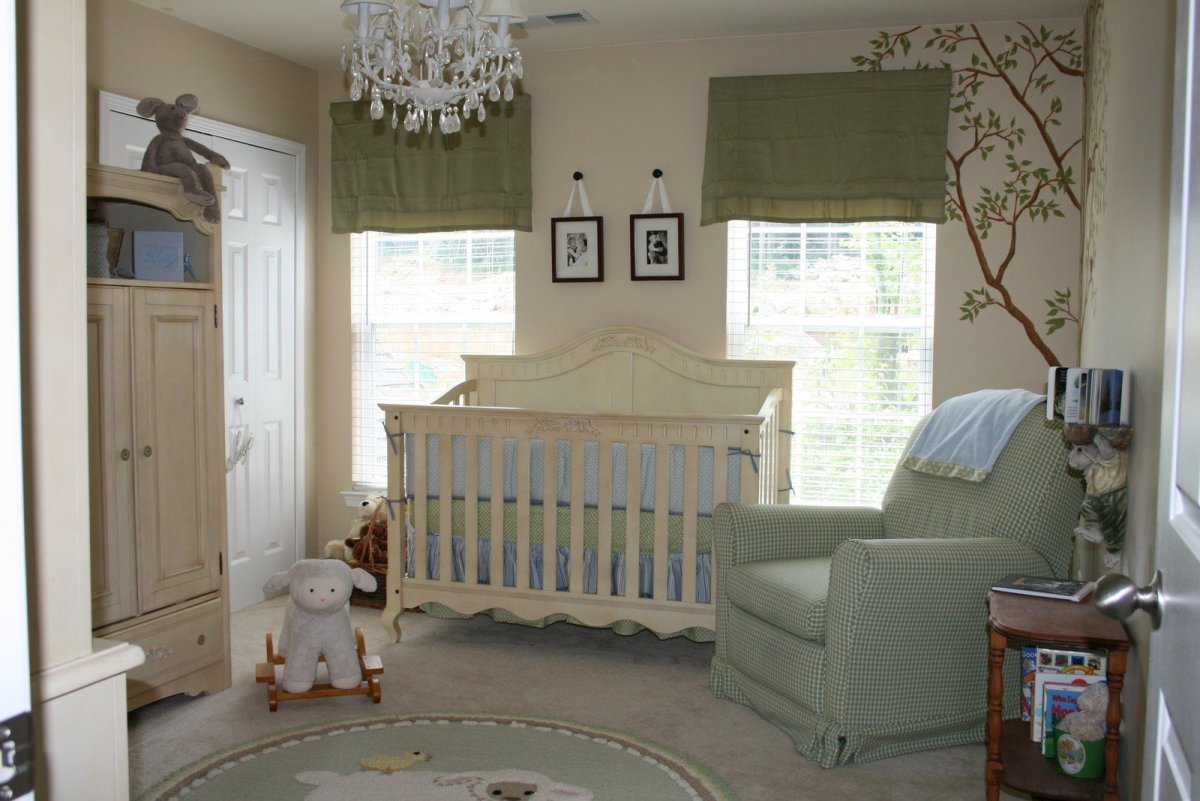 Планировка комнаты для новорожденного