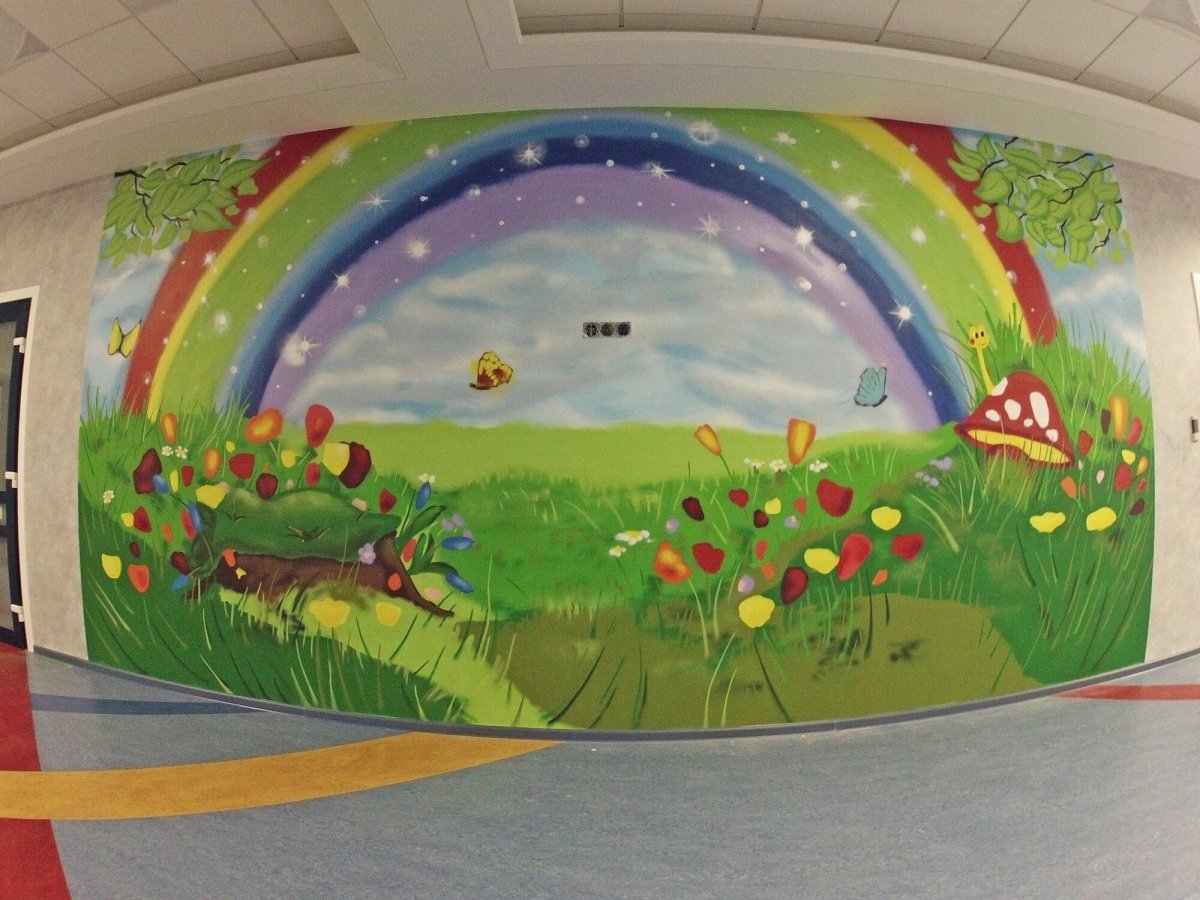 Радужные стены