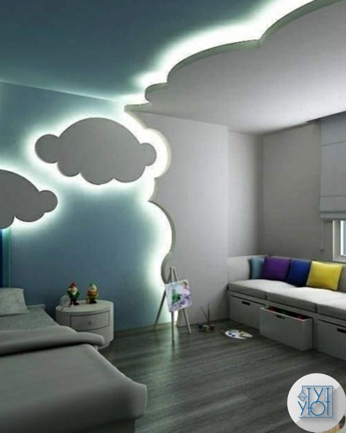 Потолок в детской