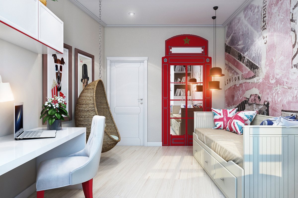 Детские комнаты на мансарде