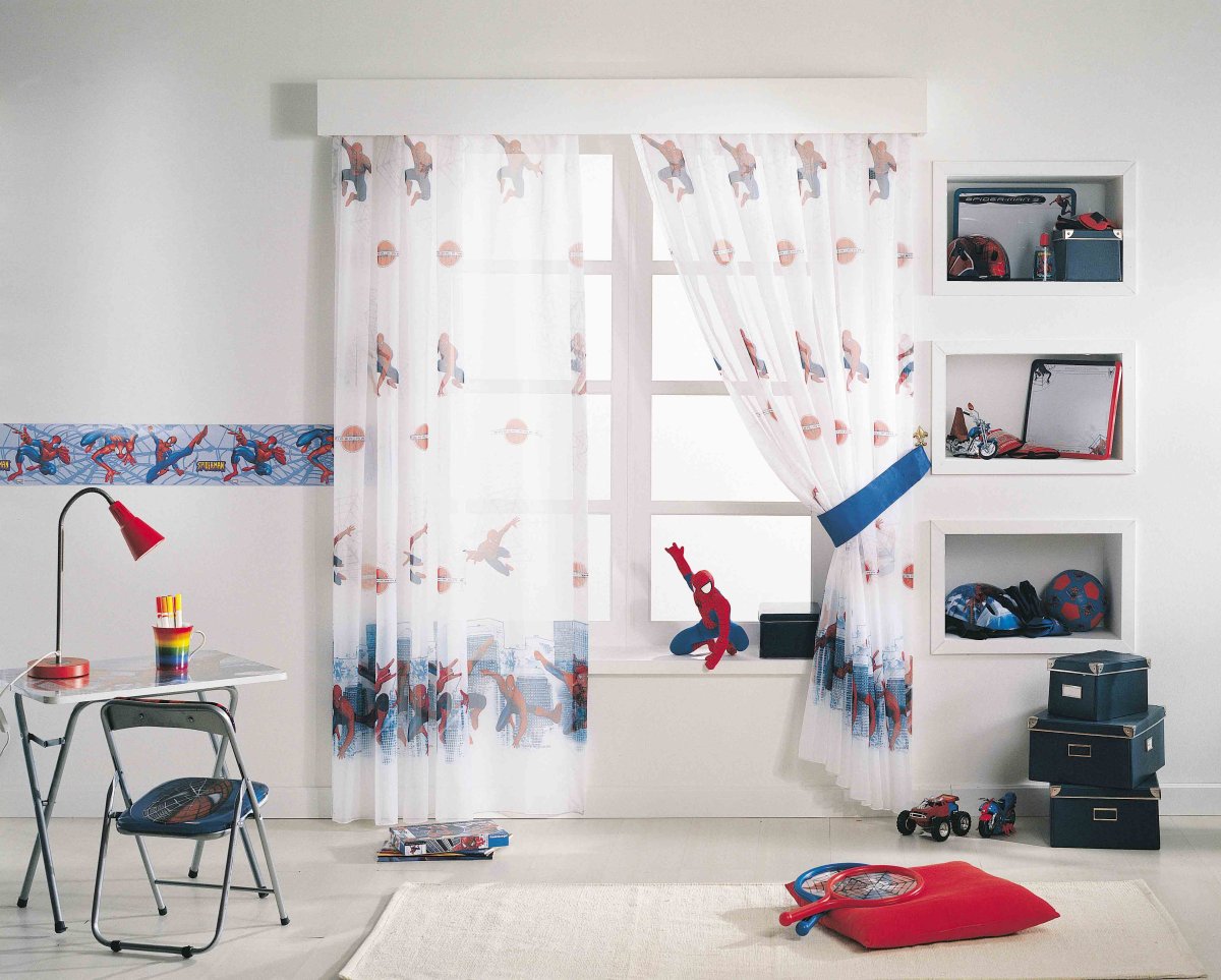 Занавески с машинками