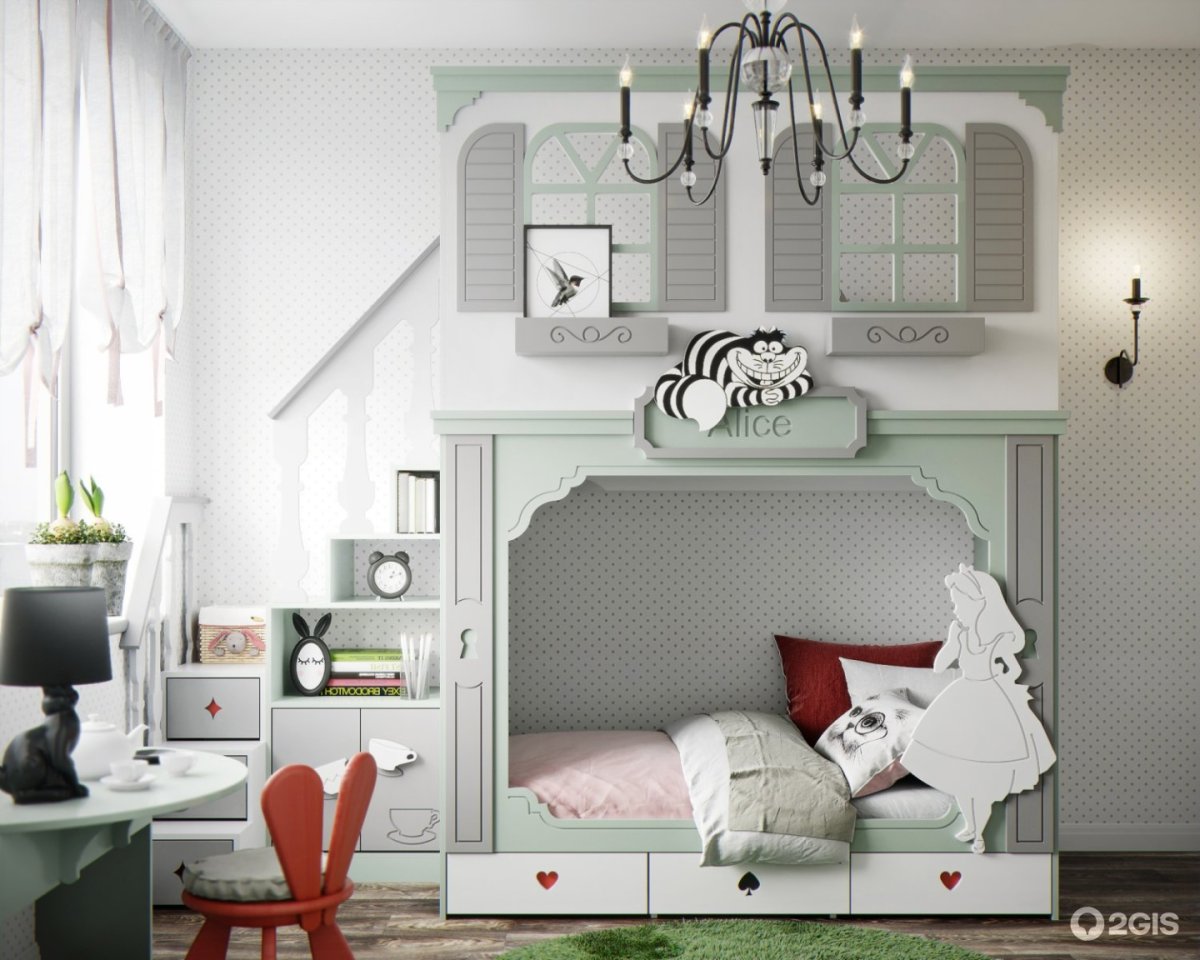 Детьсмкая стенкас дивваном