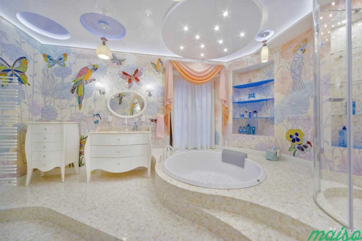 Декоративная штукатурка в комнате для девочки