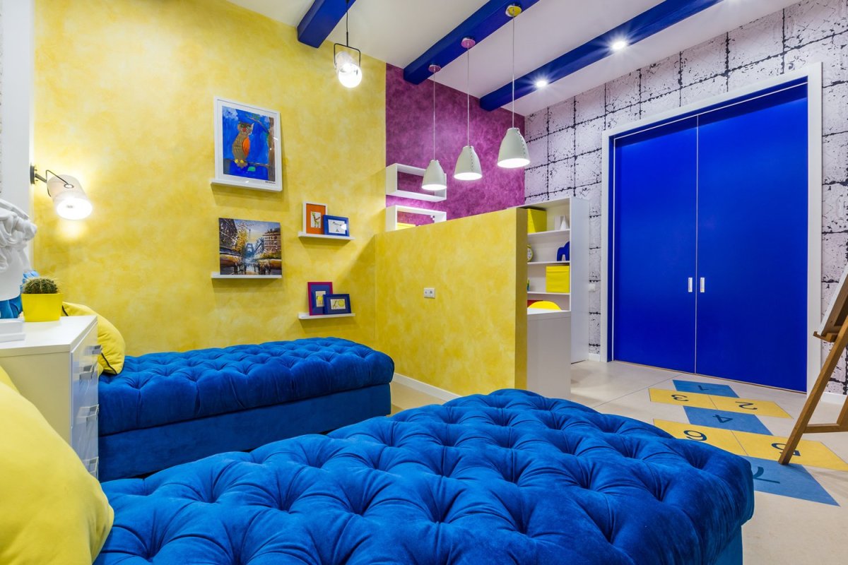 Декоративная штукатурка в детской комнате