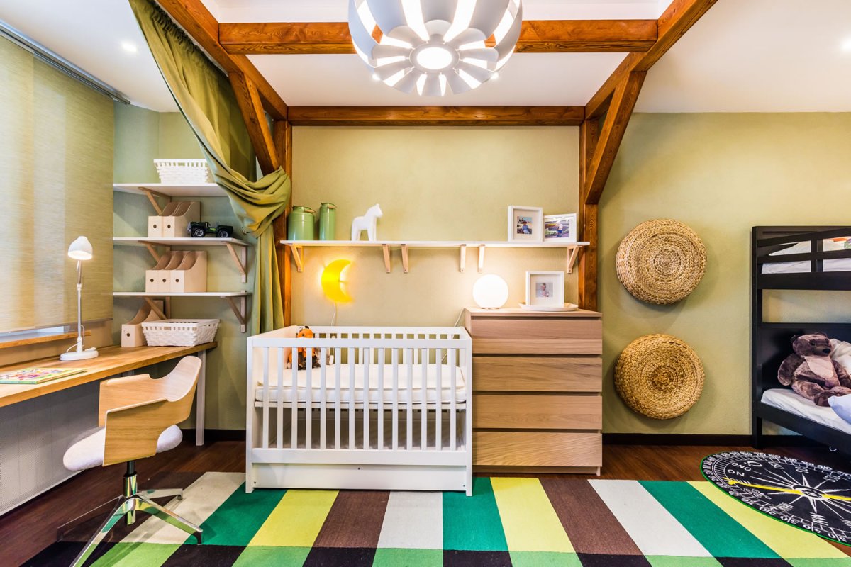 Декоративная штукатурка в комнате подростка девочки