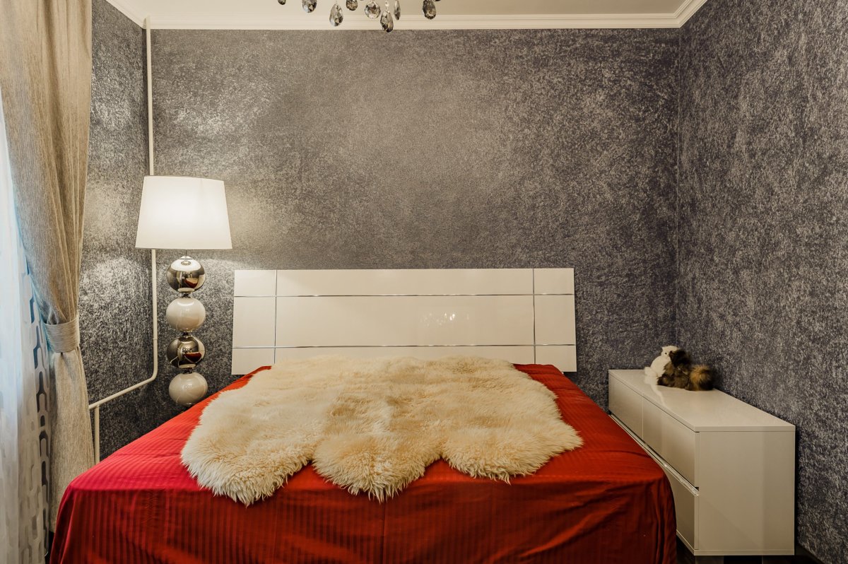 Отделка квартиры жидкими обоями