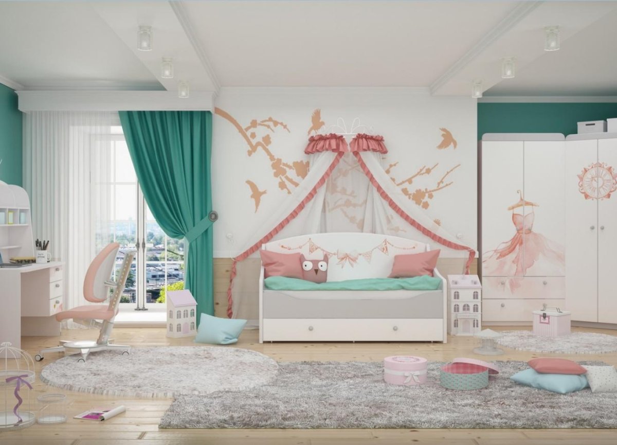 Детские комнаты для девочек