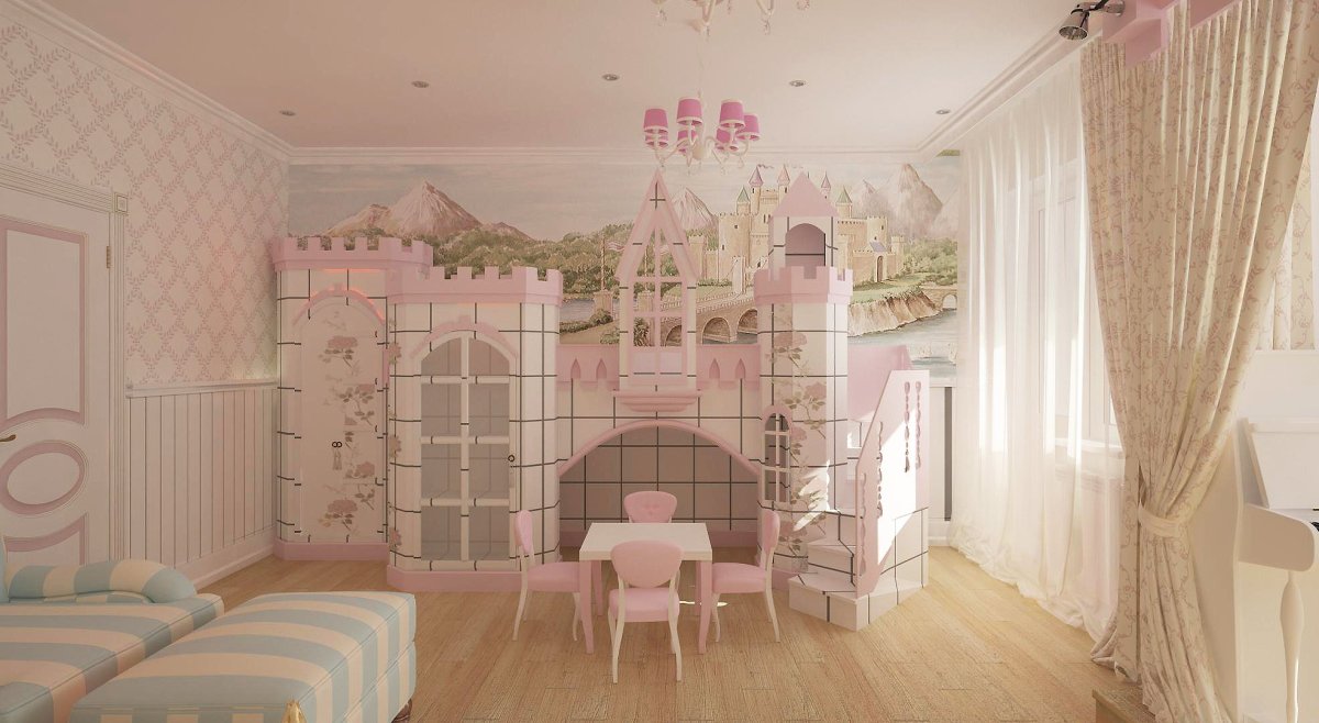 Шикарные детские комнаты для девочек