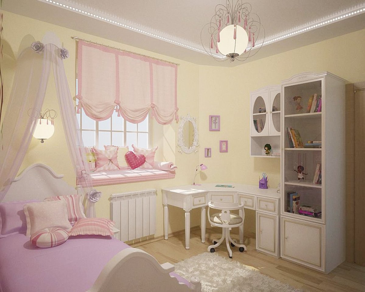 Шикарная спальня для девочки