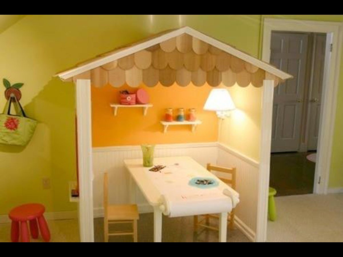 Идеи для домика для детей внутри