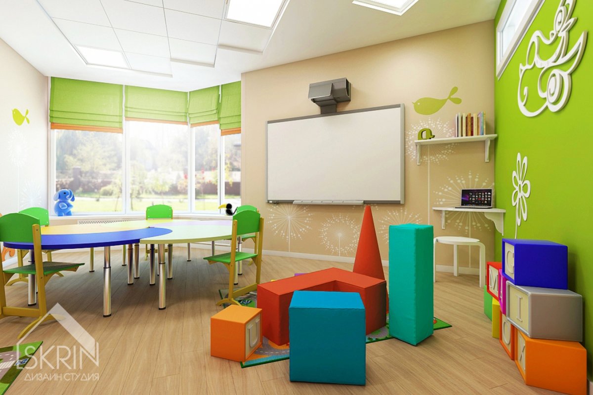 Интерьер детского развлекающего центра