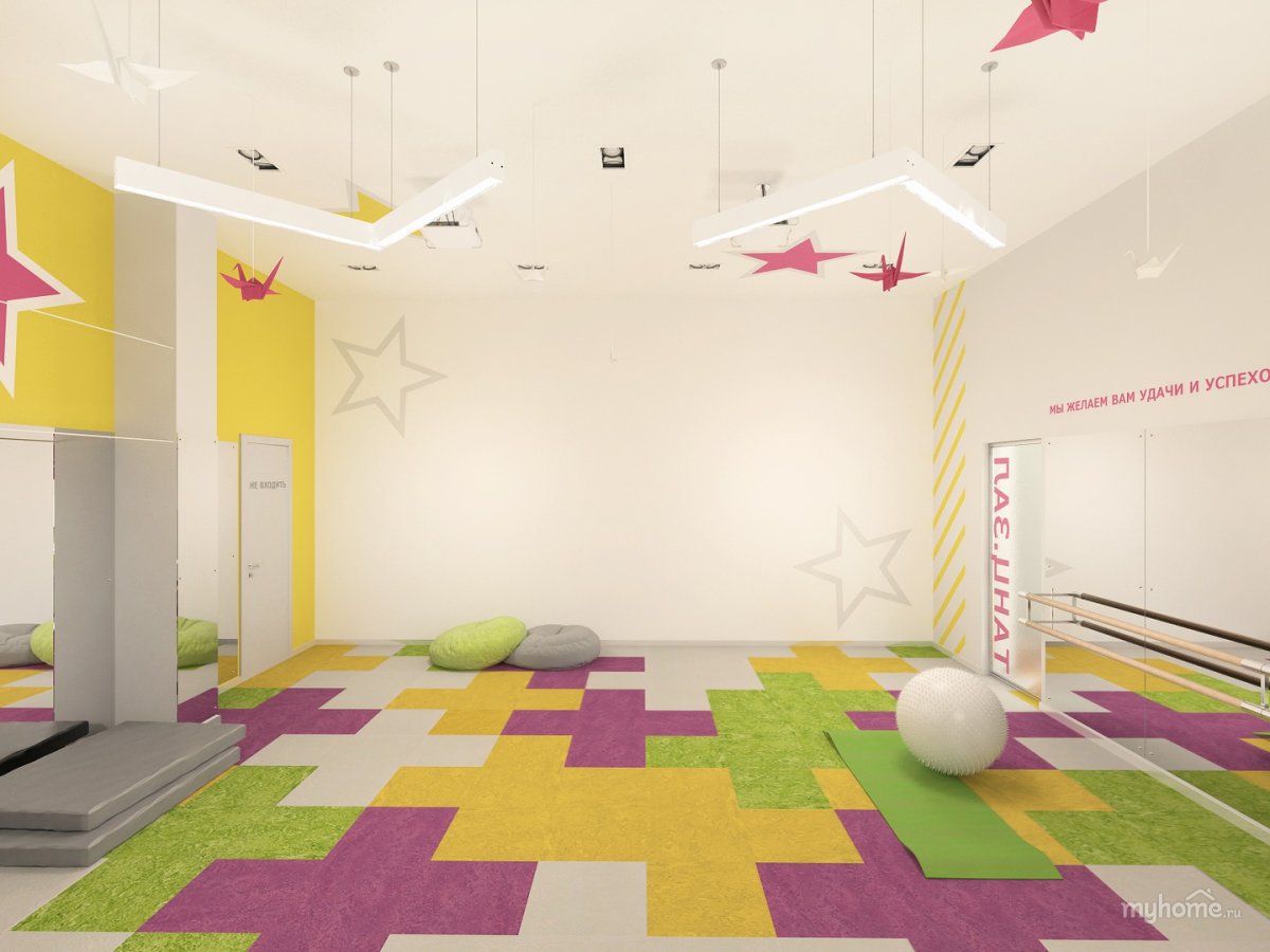 Раздевалка в детском центре