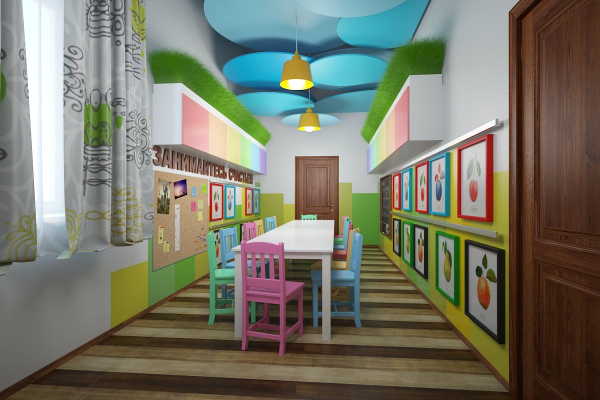 Современная изостудия в детском саду