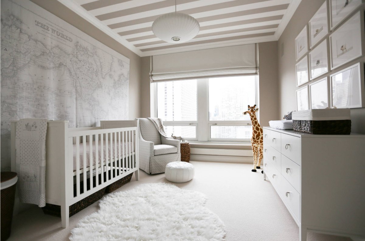 Детская в нейтральных тонах
