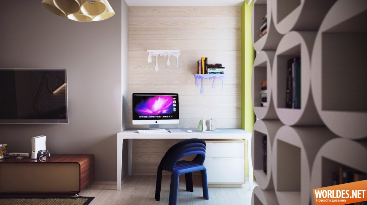 Детская комната интересные идеи с телевизором