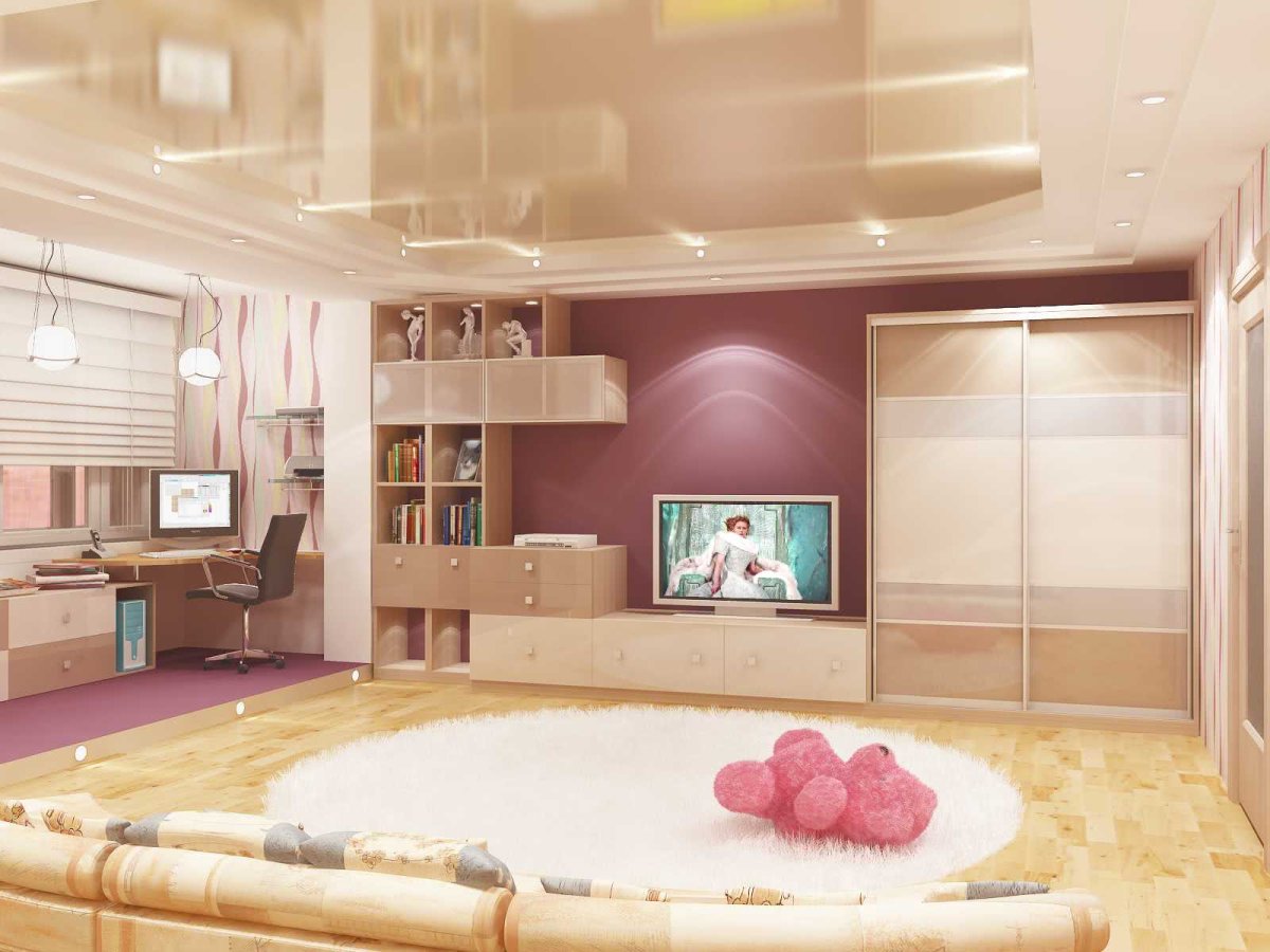 Детская гостиная для девочки