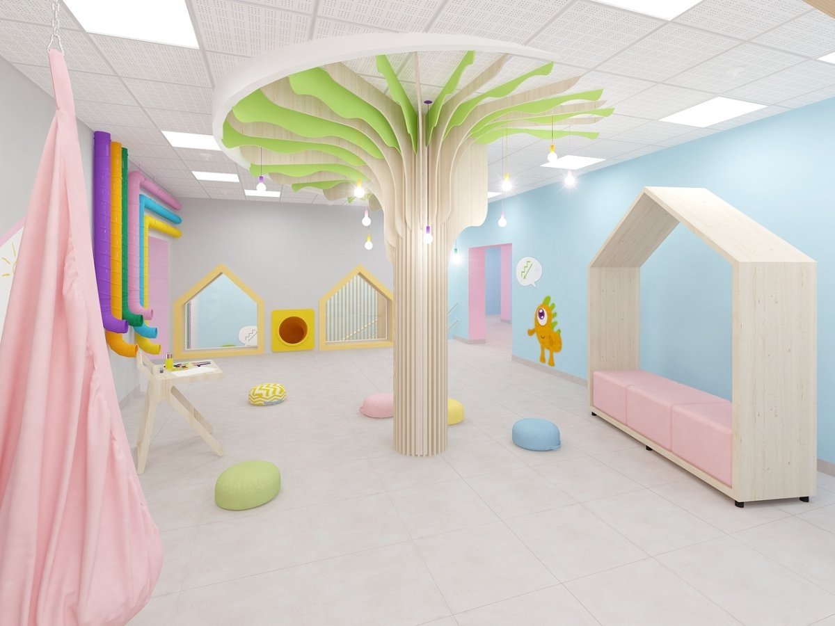 Интерьер детских садов за рубежом