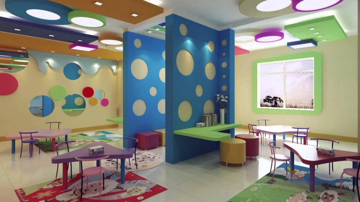Современный интерьер детского сада