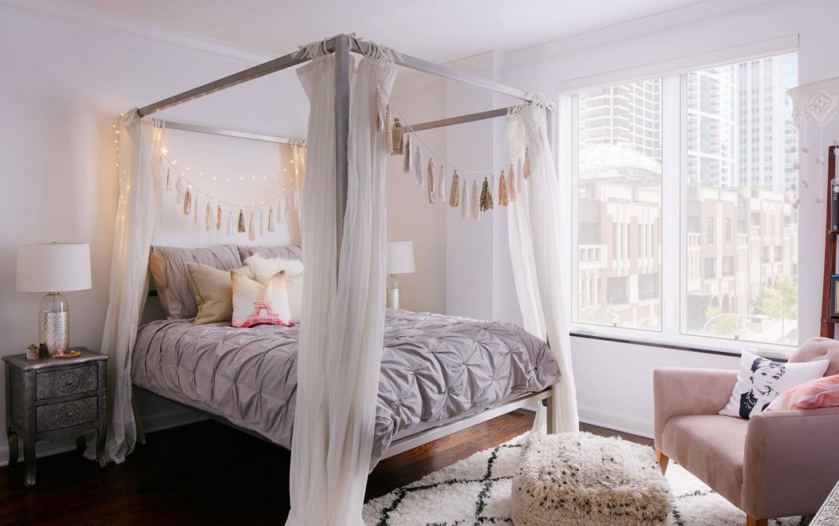 Спальня с двухэтажной кроватью