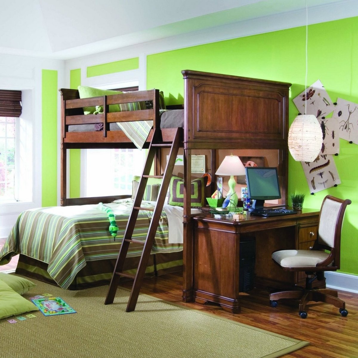 Двухэтажная комната для детей