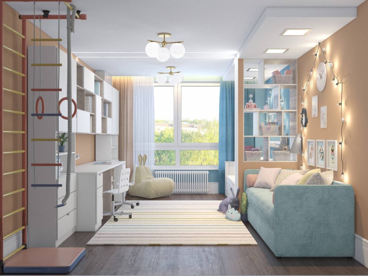 Узкая детская для девочки