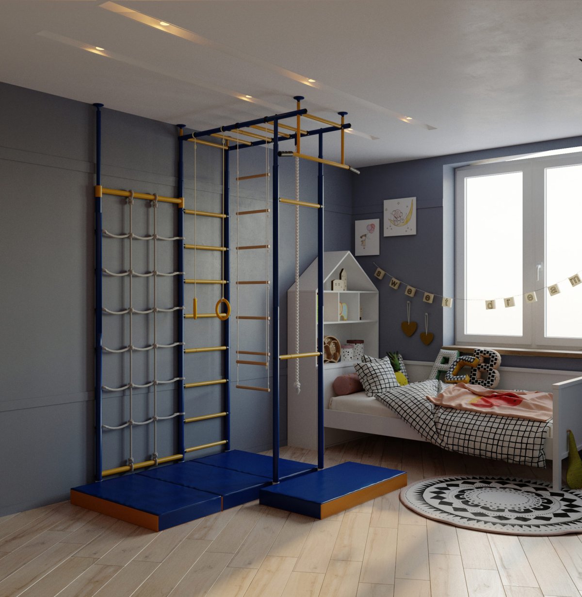 BABYGRAD качели лодочка