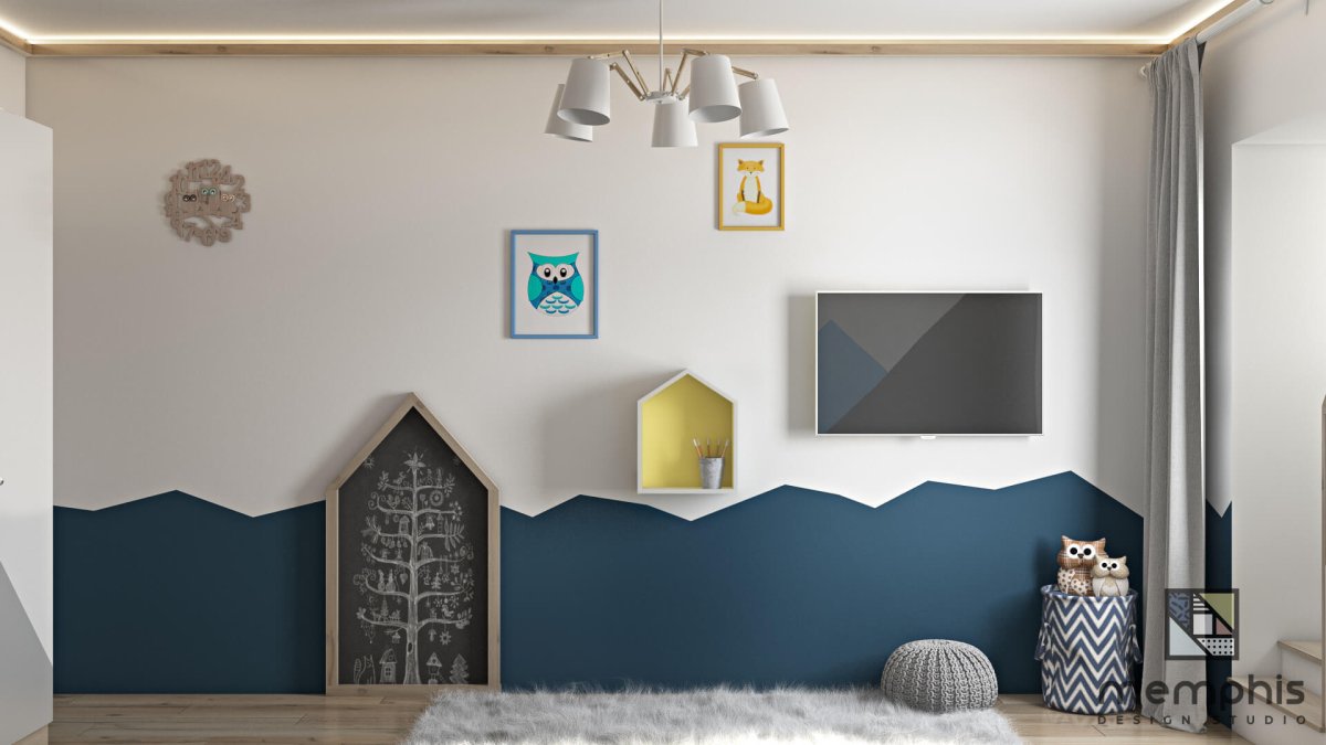 Детская комната в скандинавском стиле